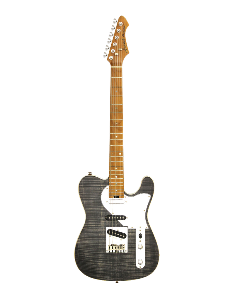 GUITARRA ELECTRICA ARIA TC 615-MK2-NASHVILLE NEGRO DIAMANTE TRANSLUCIDO