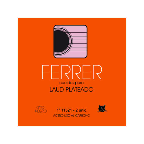 JUEGO CUERDAS FERRER LAUD PLATEADO