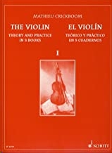 MATHIEU CRICKBOOM EL VIOLIN I TEORICO Y PRACTICO EN 5 CUADERNOS