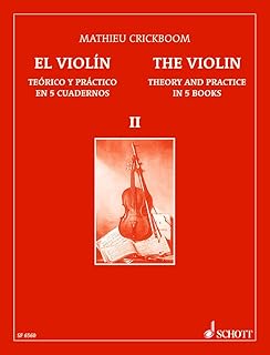 MATHIEU CRICKBOOM EL VIOLIN II TEORICO Y PRACTICO EN 5 CUADERNOS