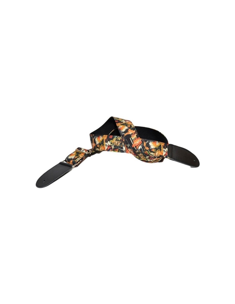 CORREA GUITARRA CUERO JAZZ BOURBON STRAP