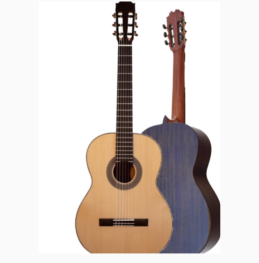 GUITARRA CLASICA JOSE RINCON MM4 BRILLO TODA MACIZA CON FONDO CAOBA                                                                                                                                                                                                                                                             E RINCON MM4 BRILLO TODA MACIZA