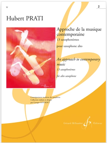 APPROCHE DE LA MUSIQUE CONTEMPORAINE SAXOPHONE