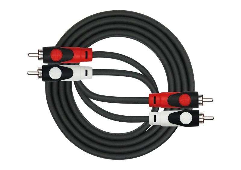CABLE KIRLIN 1,5M A-402G/BK 2RCA-2RCA