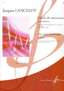 L'ECOLE DU MECANISME POUR CLARINETTE