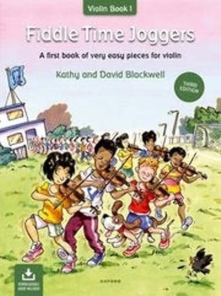 FIDDLE TIME JOGGERS VIOLIN BOOK 1 + AUDIO