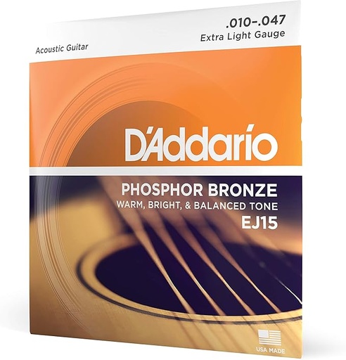 [019954121136] JUEGO CUERDAS D'ADDARIO EJ15
