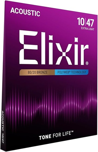 [C-3803511] JUEGO CUERDAS ELIXIR ACUSTICA 10-47 11000