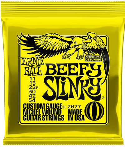 [749699126270] JUEGO CUERDAS ERNIE BALL 2627 ELECTRICA SLINKY BEEFY 11-54