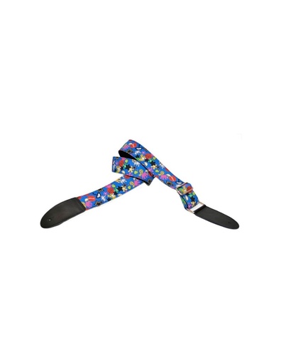 [FUN AZUL] CORREA GUITARRA FUN AZUL BOURBON STRAP GUITAR