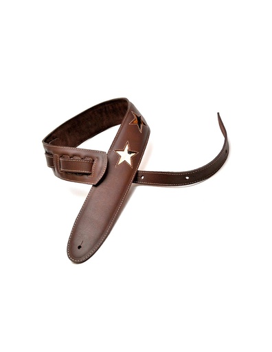 [STAR] CORREA GUITARRA CUERO STAR BOURBON STRAP GUITAR