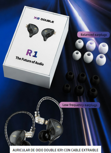 [IER1] IN EAR X2 DOUBLE R1