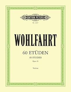 [9790014015589] 60 ETÜDEN WOHLFAHRT VIOLINE