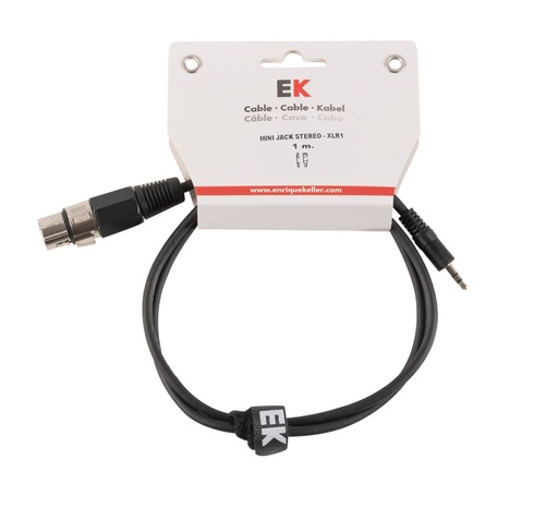 [8436032369211] CABLE EK 1M MJSX MINI JACK-XLR H